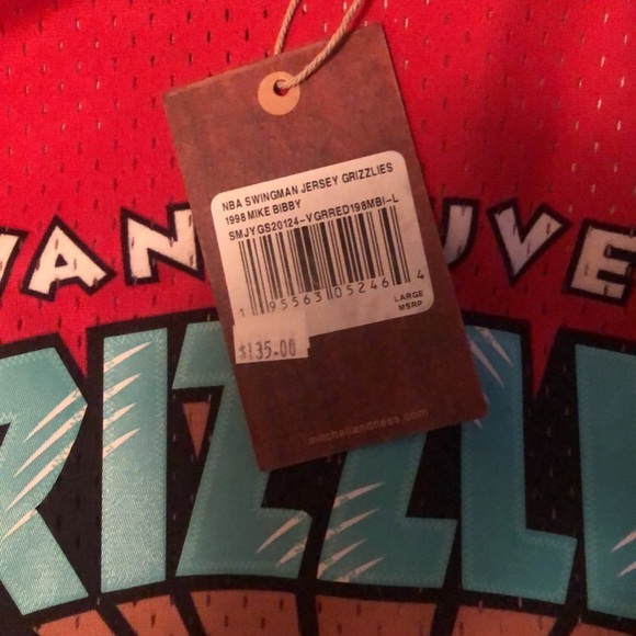 Rare 1998/1999 Vancouver Grizzlies Throwback Jersey - Picture 3 of 3